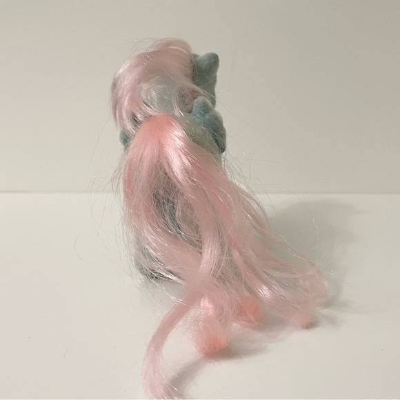 Vintage My Little Pony Flocked Wind Whistler Pegasus G1 Hasbro - Picture 5 of 13
